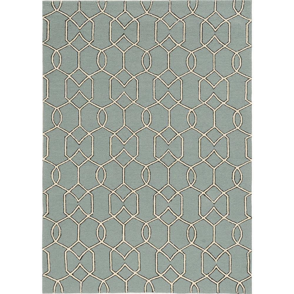 KAS 5232 Libby Langdon Hamptons 5 Ft. X 7 Ft. Rectangle Rug in Spa